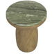 Orula 21 X 18 inch Marble Look / Sage Outdoor End Table